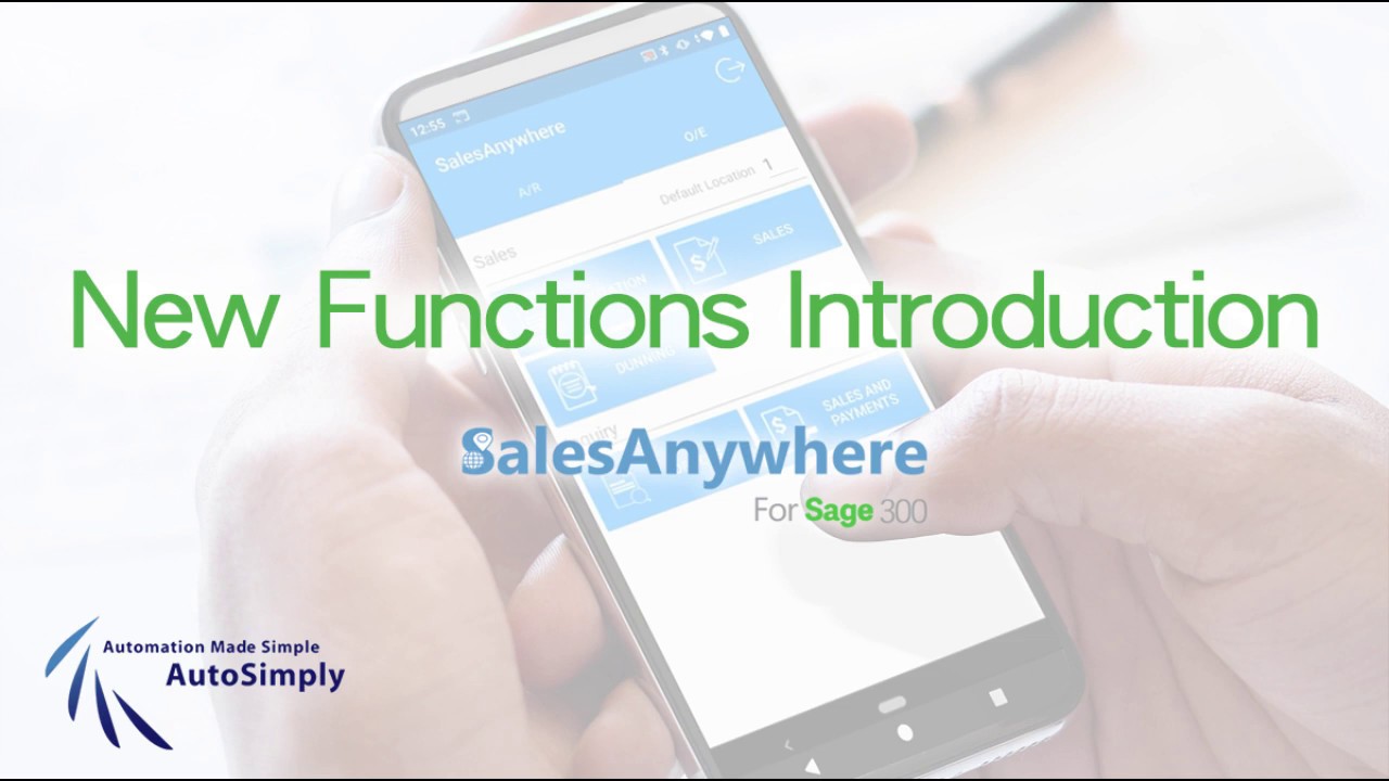 New Demo for SalesAnywhere