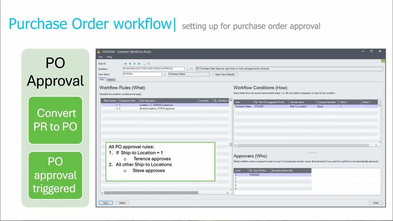 Purchase Order Approval